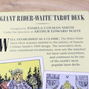 Giant Rider-Waite Tarot Deck by Pamela Colman Smith