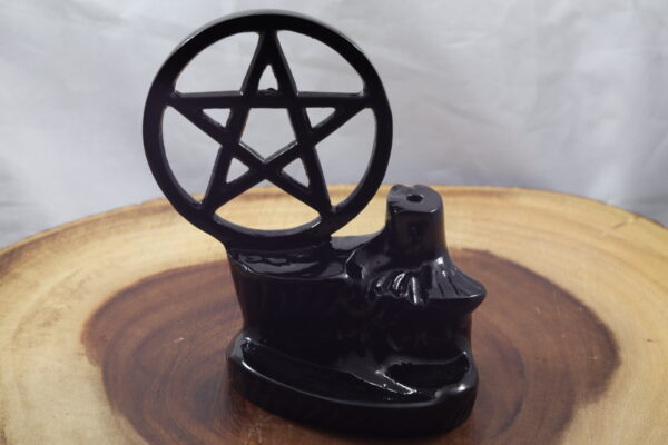 Pentagram Backflow Incense Burner