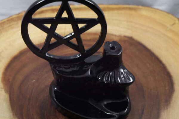 Pentagram Backflow Incense Burner - Image 2