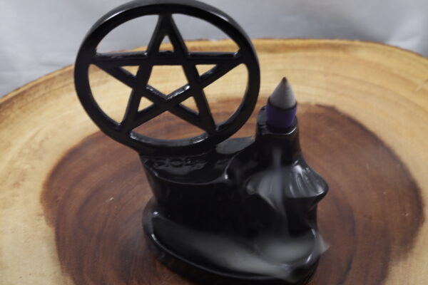 Pentagram Backflow Incense Burner - Image 4