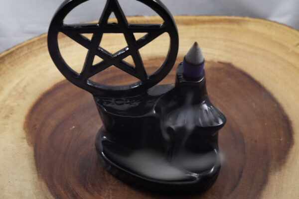 Pentagram Backflow Incense Burner - Image 5