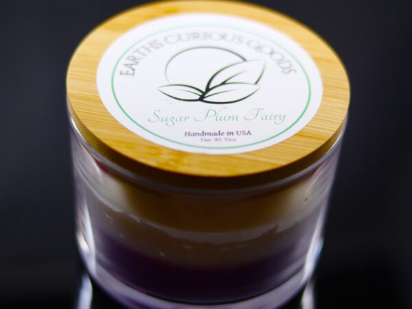 Sugar Plum Fairy Artisan Candle (Dual Wooden Wick) - Image 3