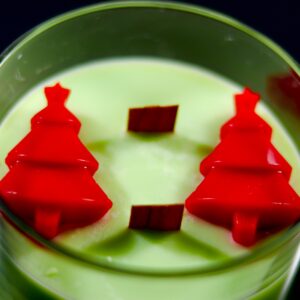 Christmas Tree Artisan Candle (Dual Wooden Wick)