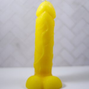 Male Genital Candle (Yellow)