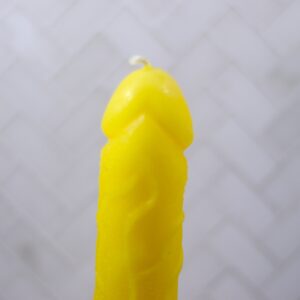 Male Genital Candle (Yellow)