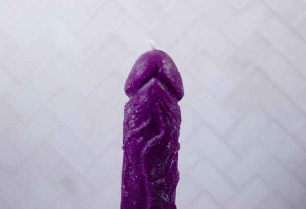 Male Genital Candle (Purple) - Image 2